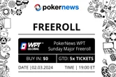 PokerNews Freerolls Every Weekend on WPT Global